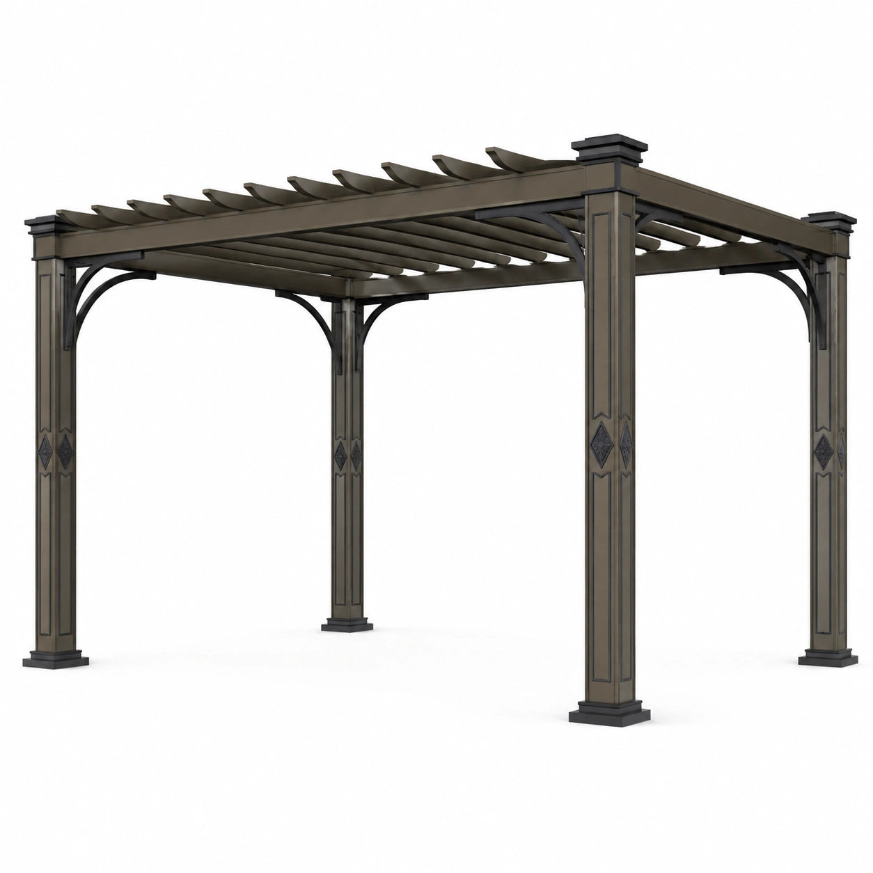 Pergola in Metallo Verniciato a Polvere, 300x400x250 cm